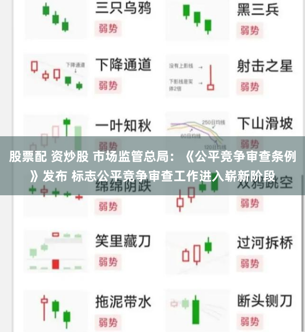 股票配 资炒股 市场监管总局：《公平竞争审查条例》发布 标志公平竞争审查工作进入崭新阶段