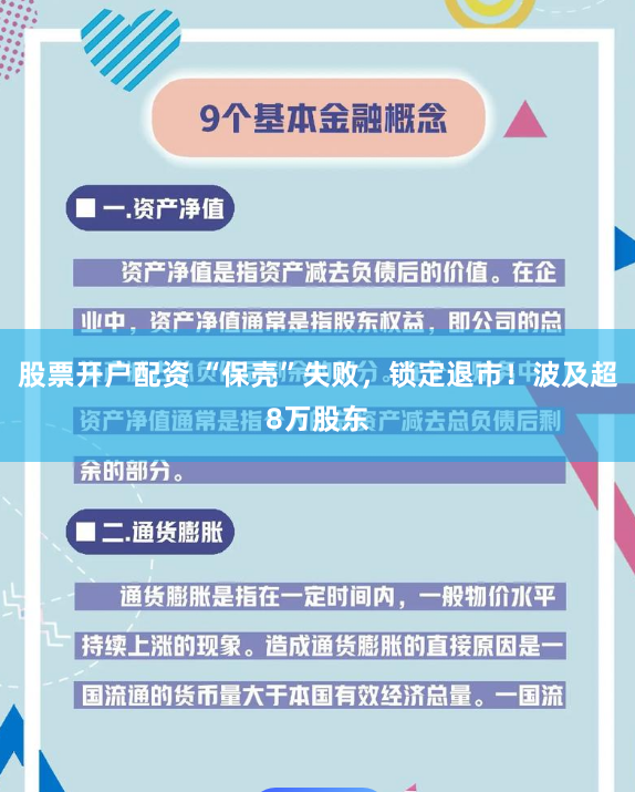 股票开户配资 “保壳”失败,锁定退市!波及超8万股东