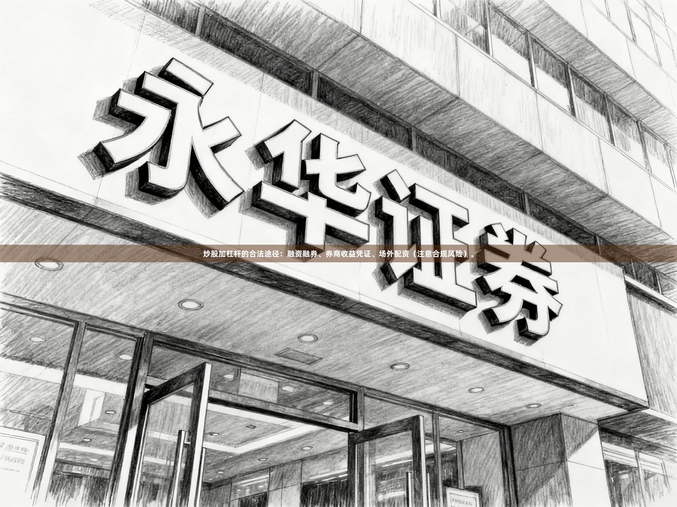 炒股加杠杆的合法途径：融资融券、券商收益凭证、场外配资（注意合规风险）。
